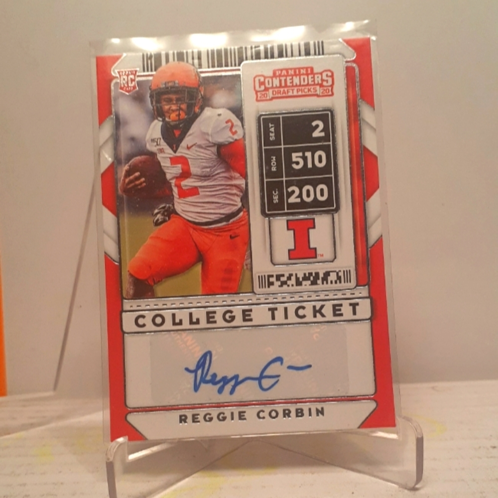 Reggie Corbin Auto card